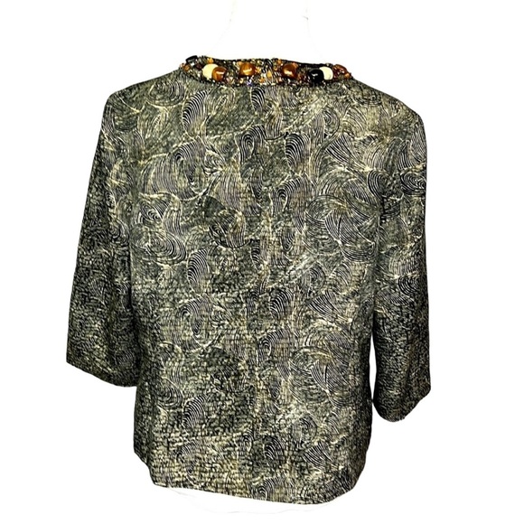 Chico’s Beaded Neck Blazer - Picture 6 of 6